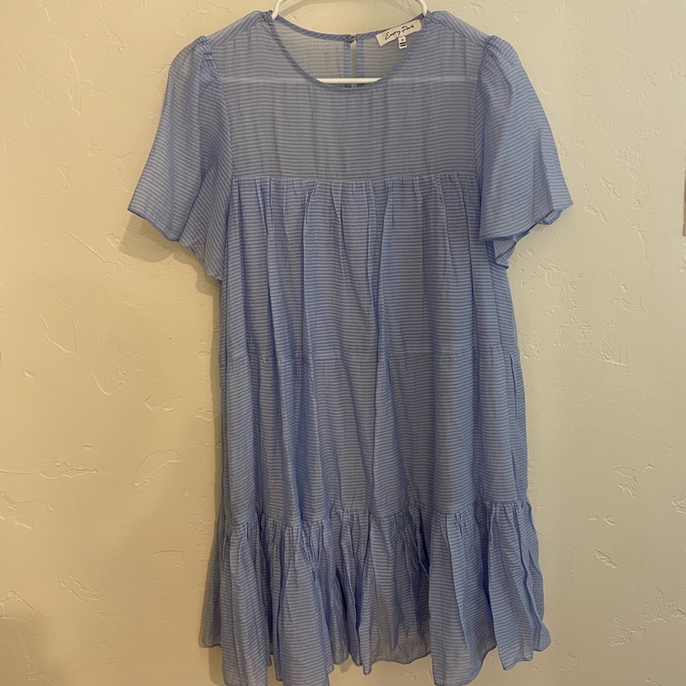 Blue babydoll boutique dress - size small